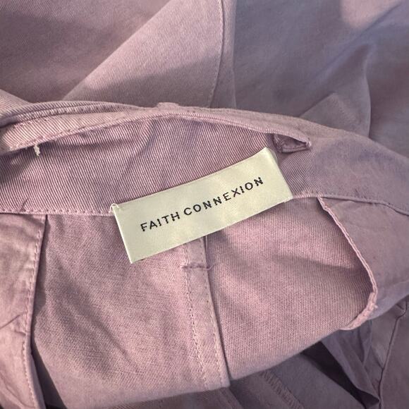 Faith Connexion Men's Purple Tie Dye Cargo Pants Size IT 52 US Size XL - Picture 10 of 16